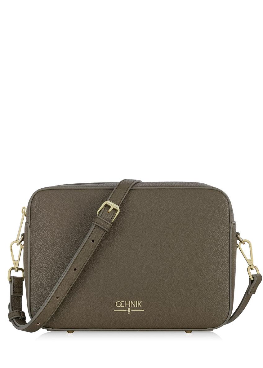 Classic women's handbag in khaki color TOREC-0003F-55(W24)-08