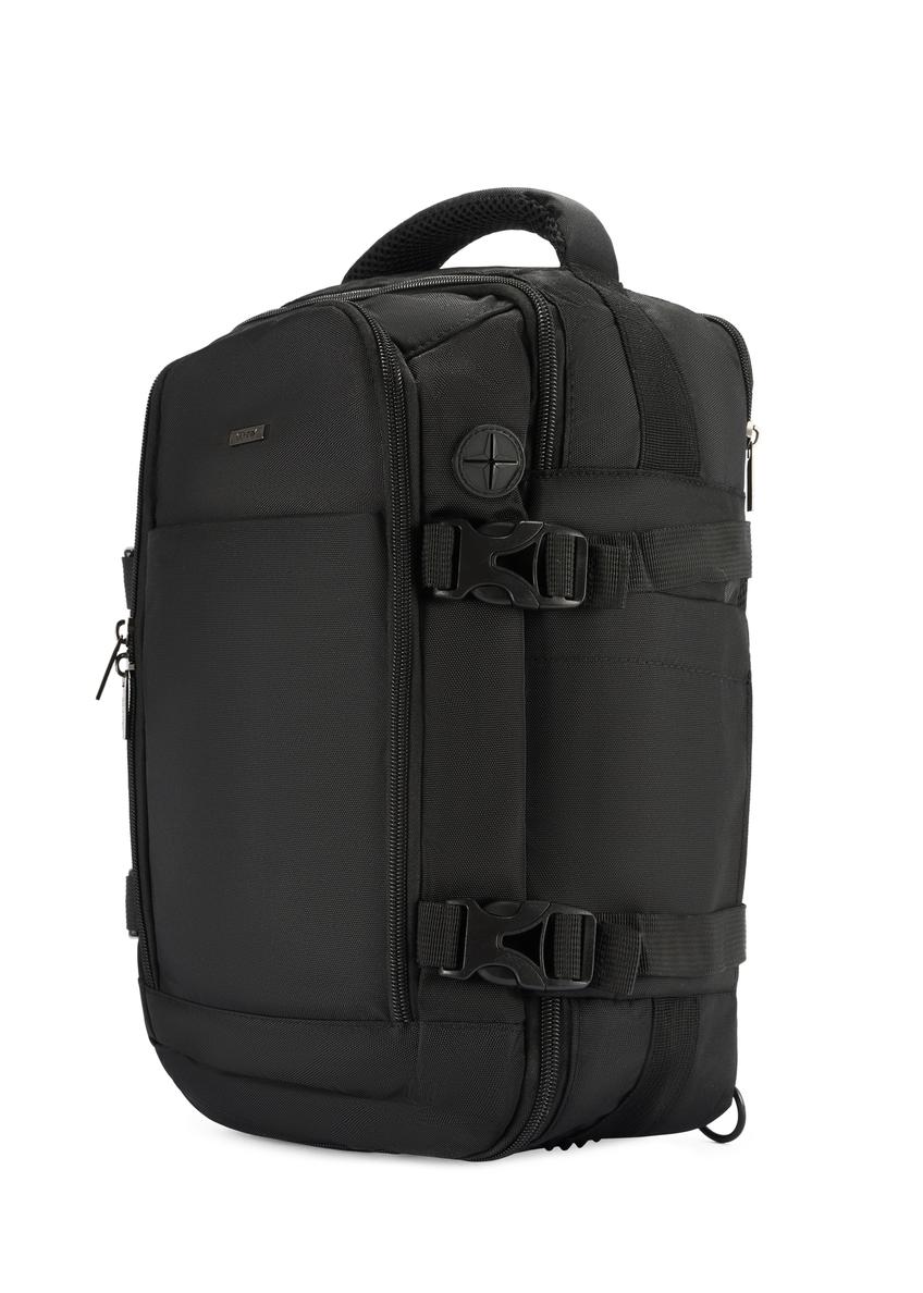 Black airplane backpack PLCMN-0017-99(Z25)