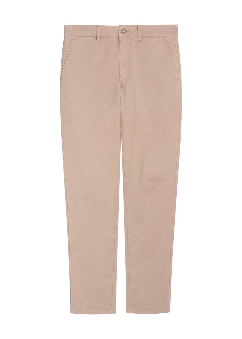Beige men's trousers SPOMT-0103A-24(Z25)