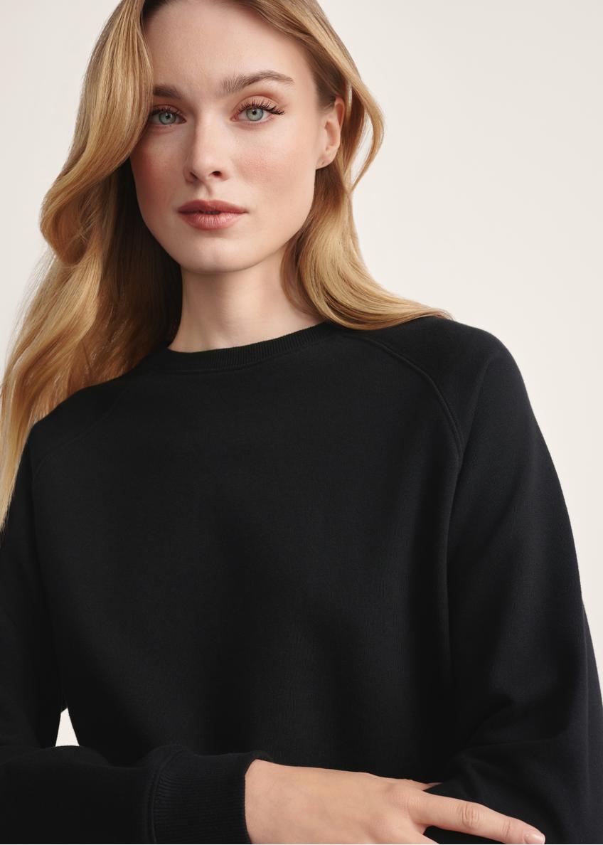 Black women's sweatshirt BLZDT-0114-99(Z25)