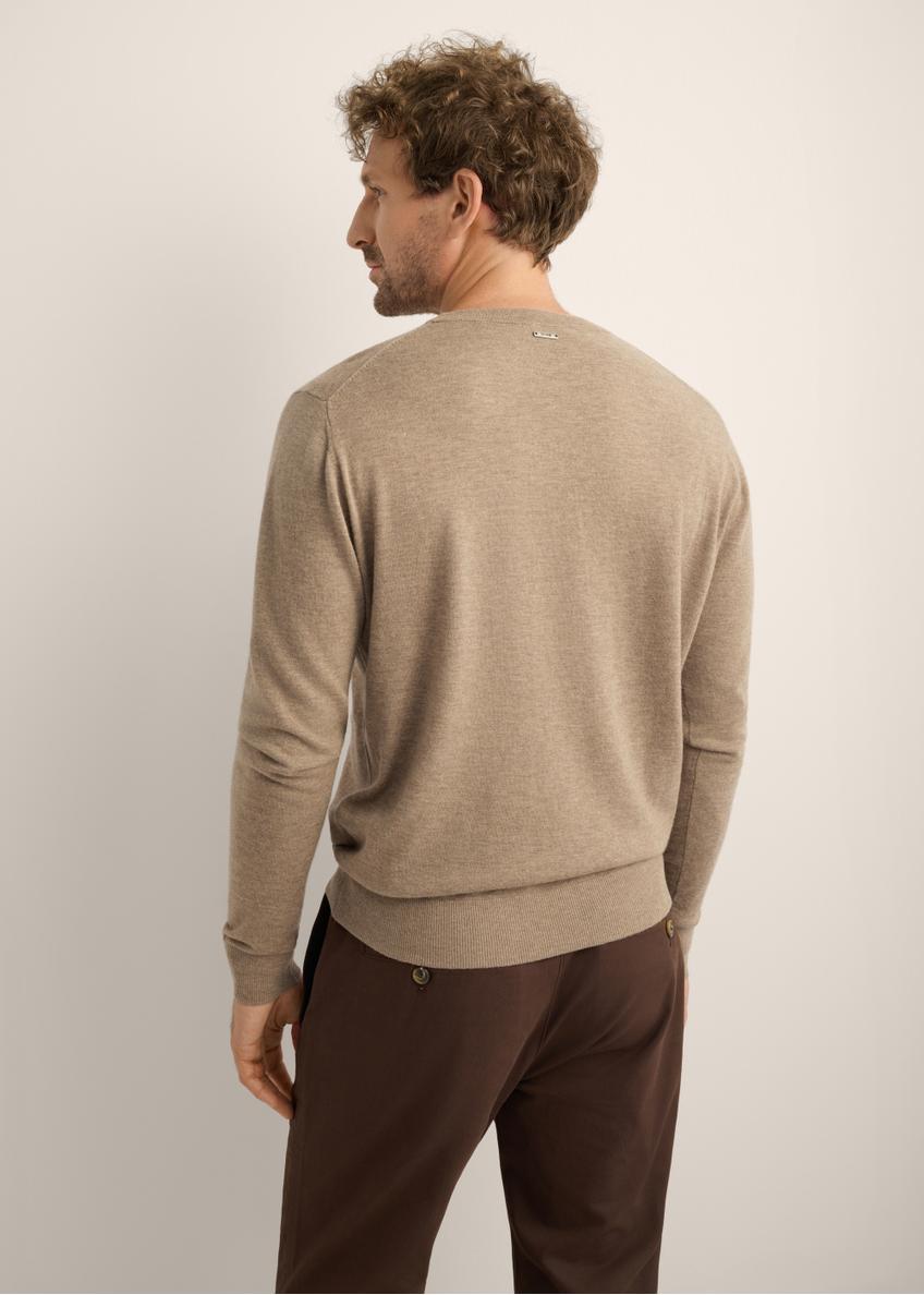 Camel wool men's sweater SWEMT-0200-1D(Z26)