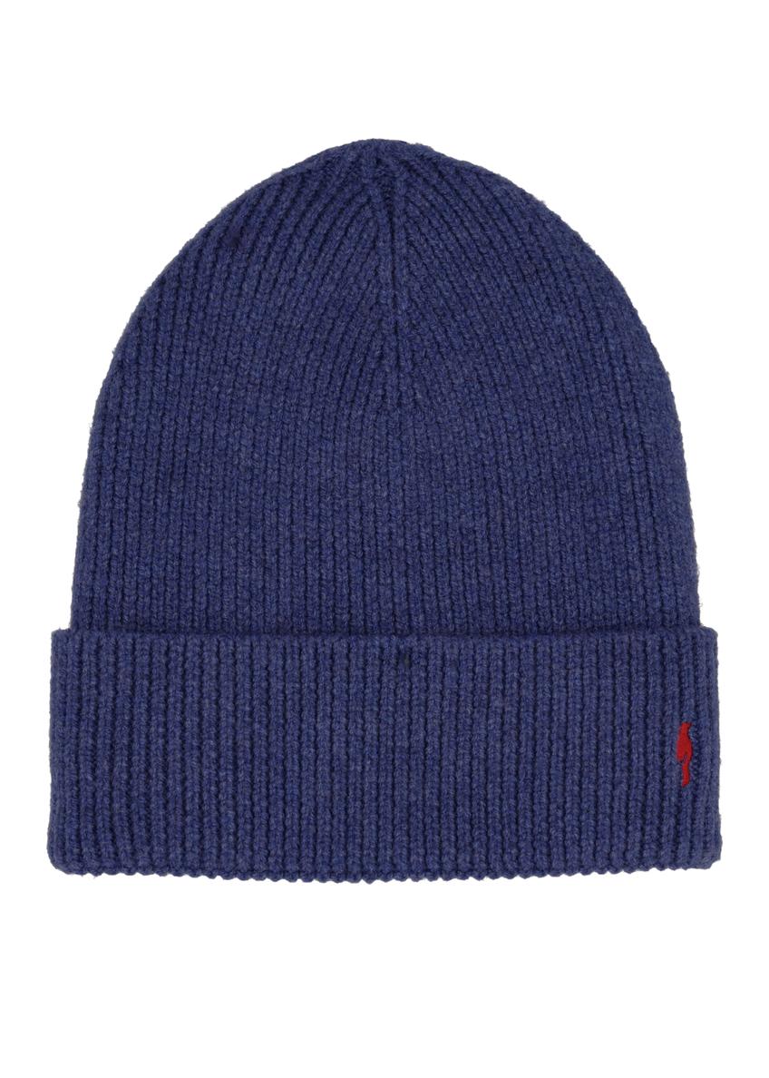 Dark blue men's cap CZAMT-0084-7C(Z26) - front product view, on a white background.