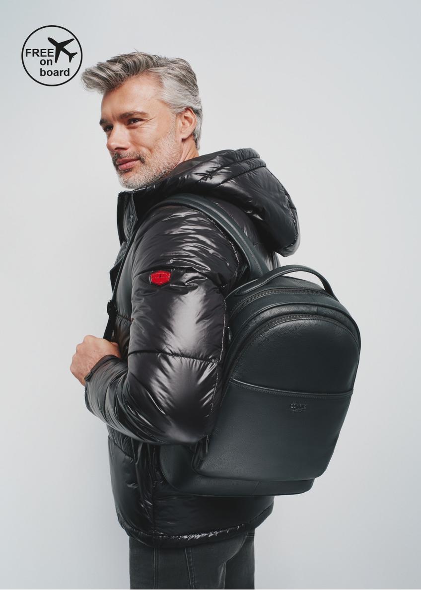 Men's leather backpack with embossing PLCMS-0017C-99(Z24)