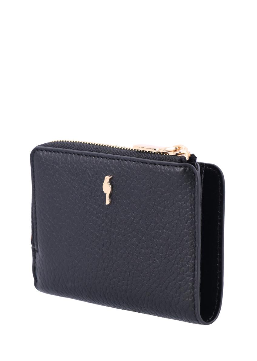 Black leather women's wallet PORES-1019-9I(Z26)