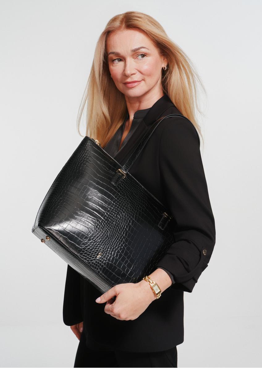 Elegant women's shopper bag TOREC-0953A-97(Z25)