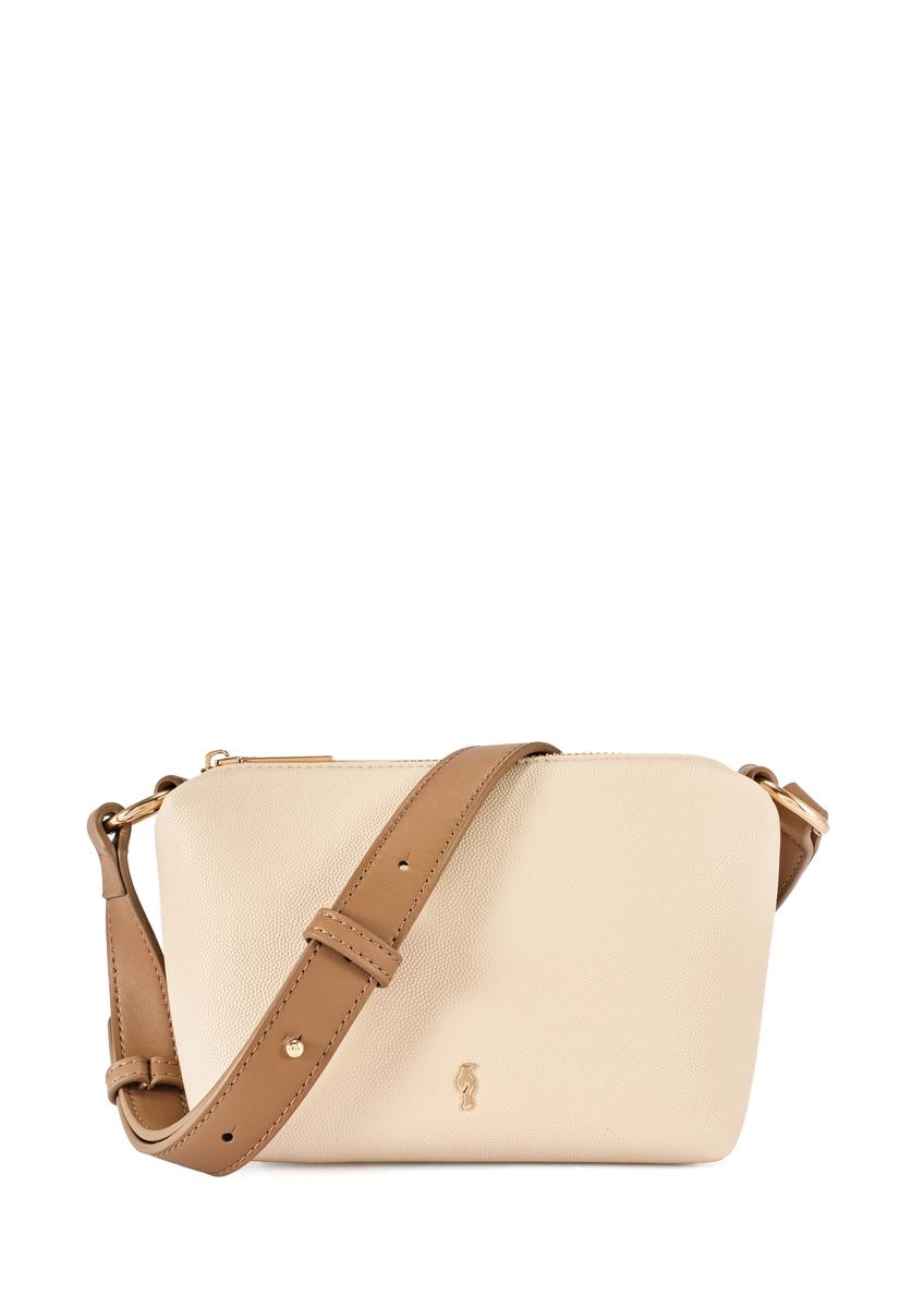 Small cream women's handbag TOREC-0882-0C(W26)