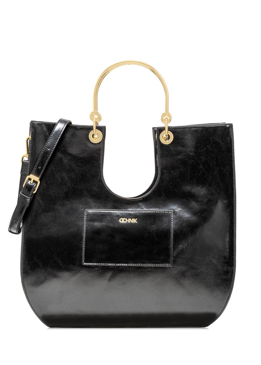 Black women's handbag TOREC-0728A-99(Z25), front product view on white background.