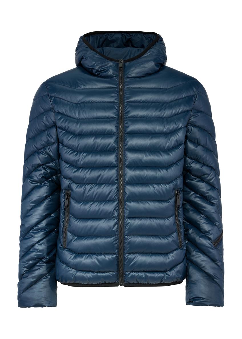 Men's jacket in navy blue KURMT-0380-69(Z25)