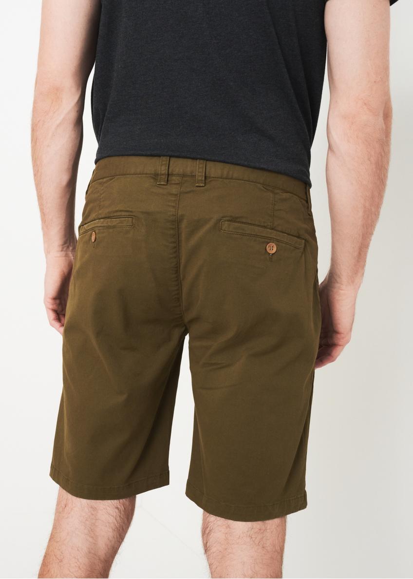 Khaki men's shorts SZOMT-0024-55(W23)