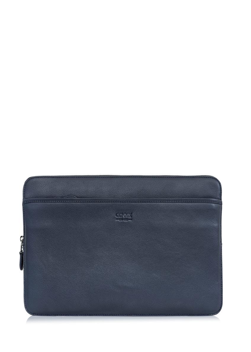 Navy blue men's laptop briefcase TORMS-0286D-69(W25)