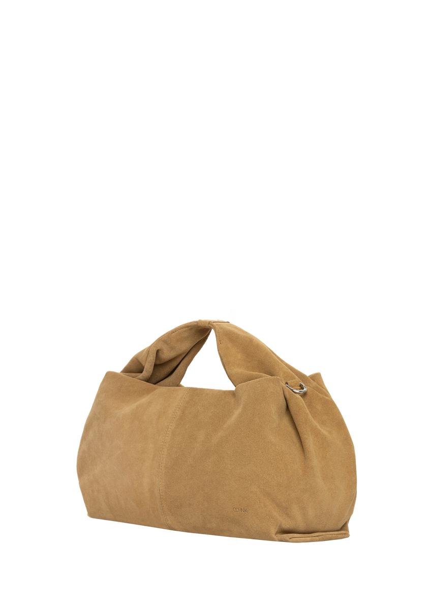 Medium suede women's handbag TORES-1311-1B(W26)