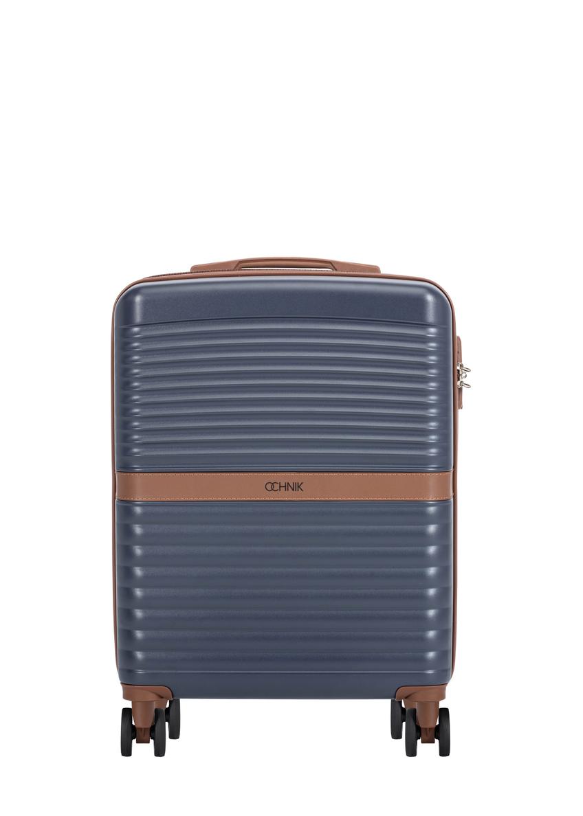 Small suitcase on wheels WALAB-0084-7D-19(W26), front view of the product on a white background.