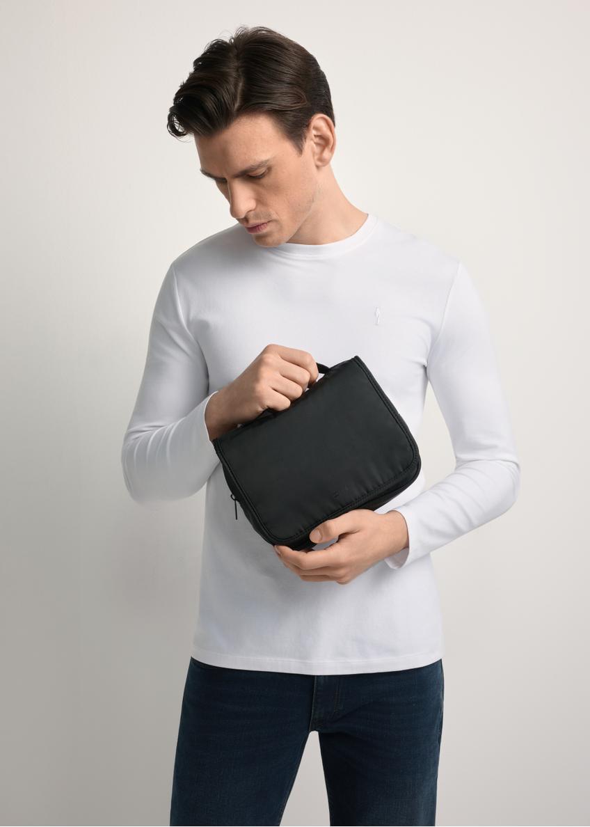 Men's cosmetic bag in black TORMN-0370-99(Z25)