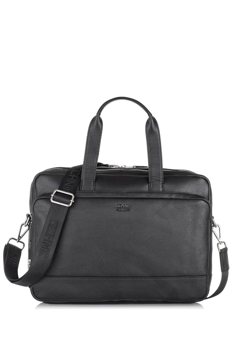 Capacious men's leather bag TORMS-0020A-99(W24)-08