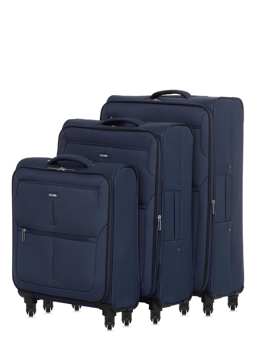 Set of suitcases on wheels 19'/24'/28' WALNY-0030-69(W24)-01