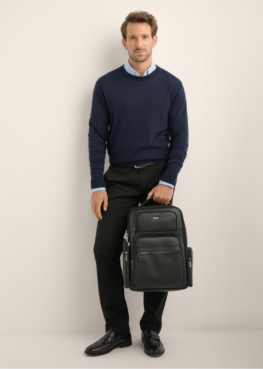 Black large men's backpack PLCMS-0026-99(Z26)