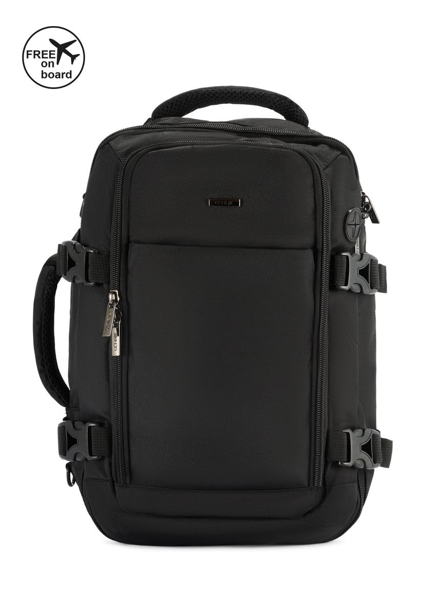 Black airplane backpack PLCMN-0017-99(Z25)