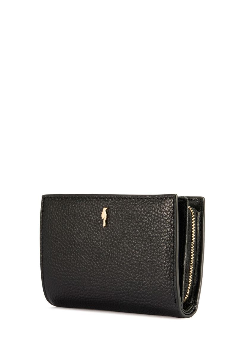 Medium Black Women's Wallet with RFID Protection PORES-0823RFID-9I(Z26)