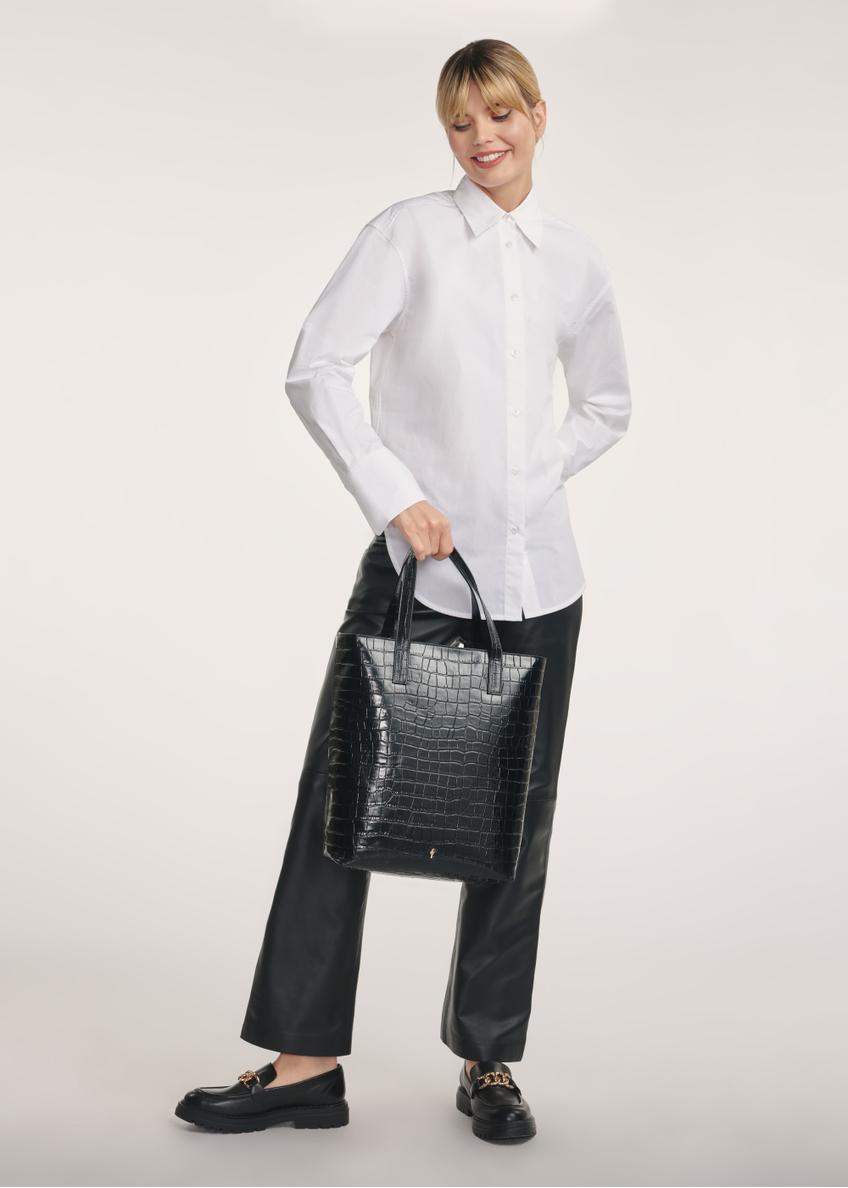 Women's croco shopper bag TORES-0701E-99(Z25)