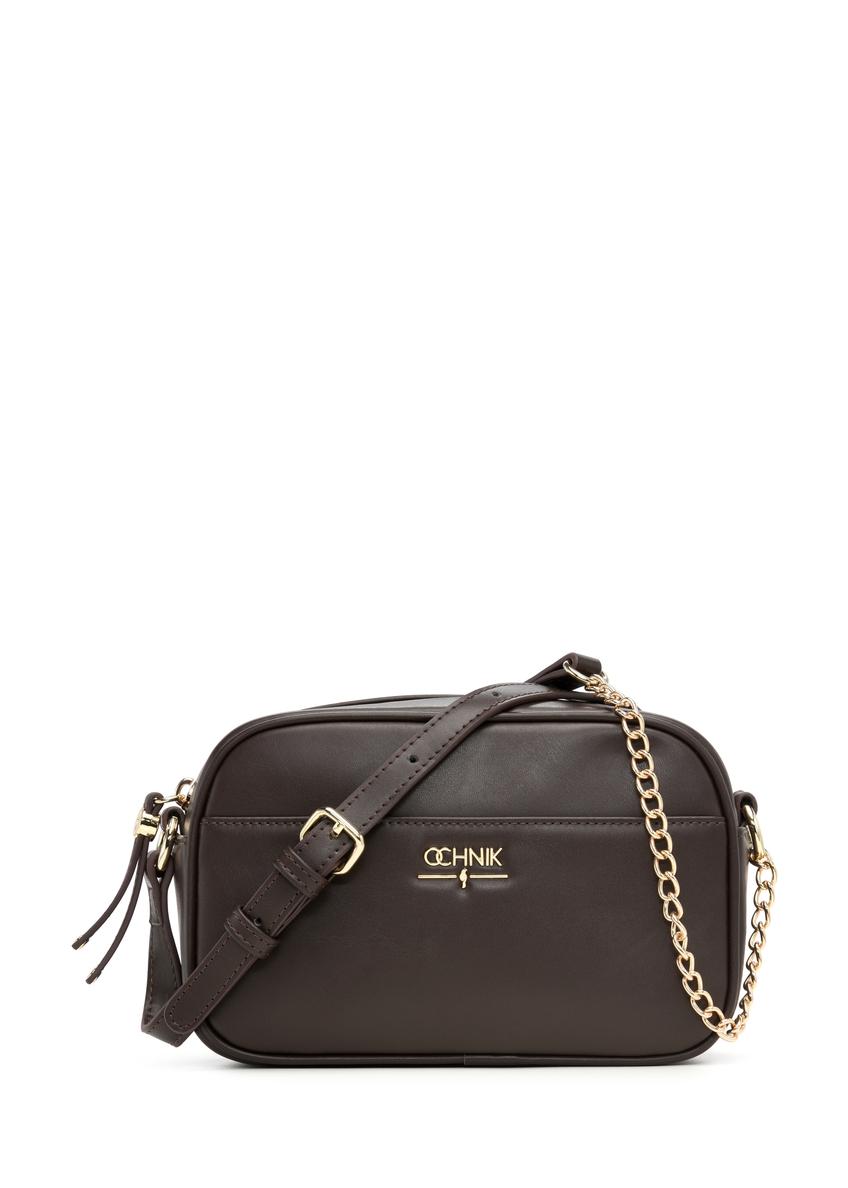 Brown small women's handbag TOREC-1285-1I(Z26)
