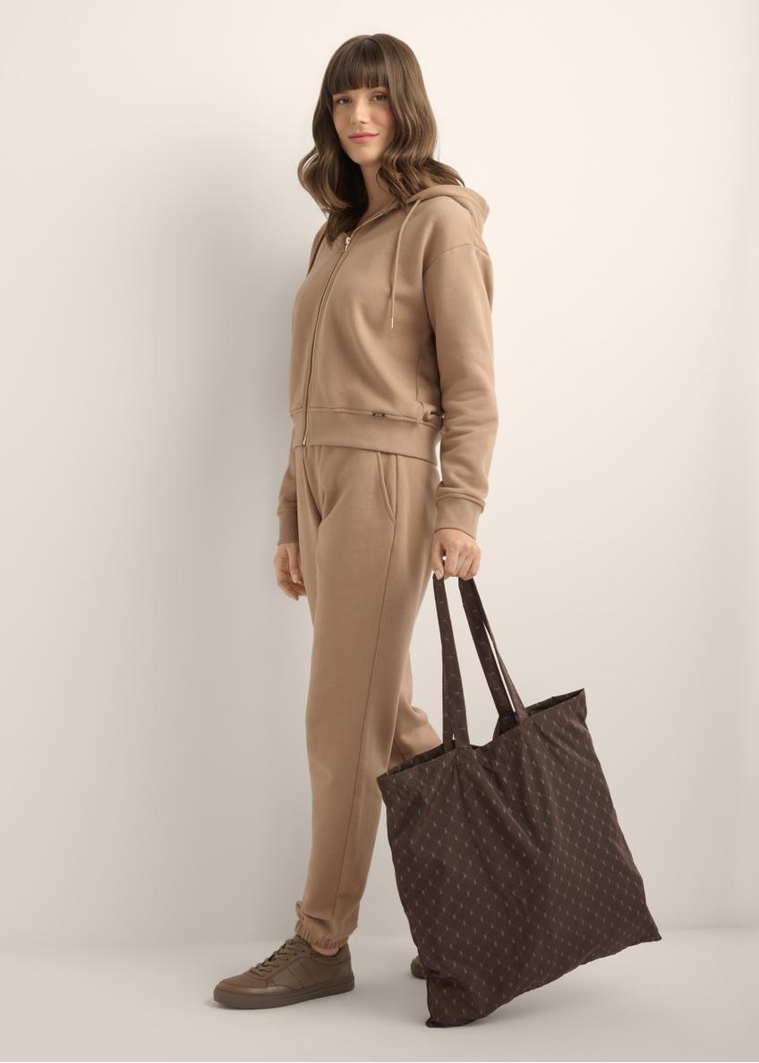 Soft dark brown bag TOREN-0361-1I(Z26)