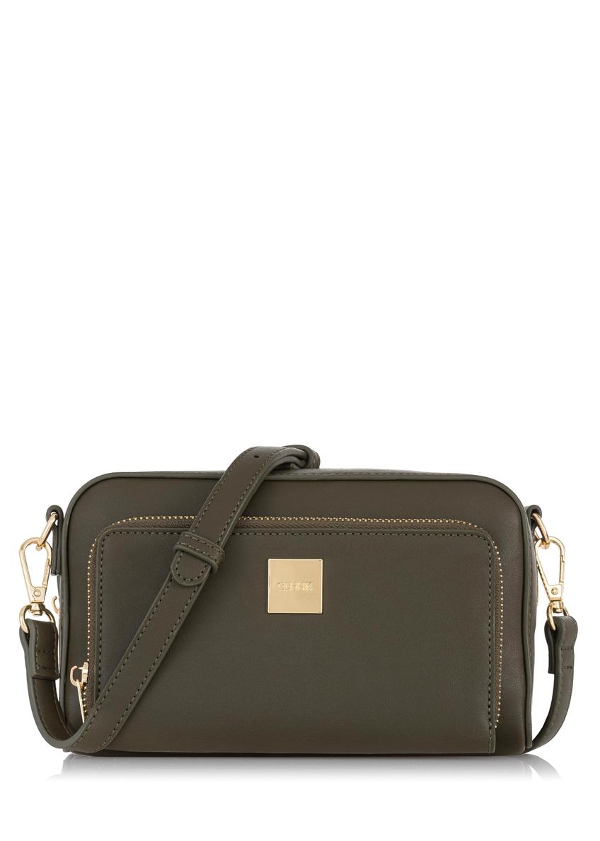 Small cross body bag in khaki color TOREC-0904-55(W24)-08
