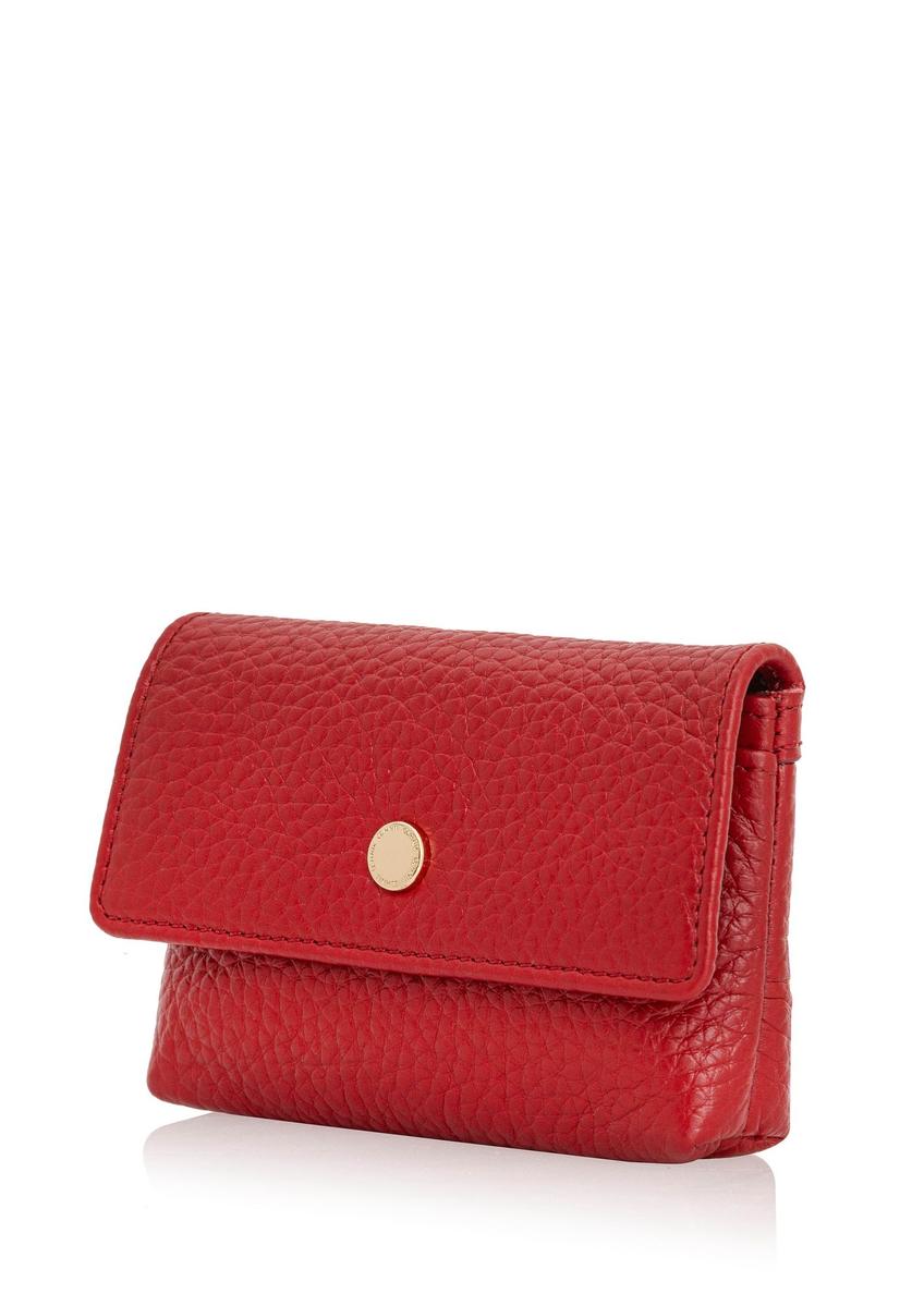 Red small leather women's wallet PORES-0895E-41(Z24)