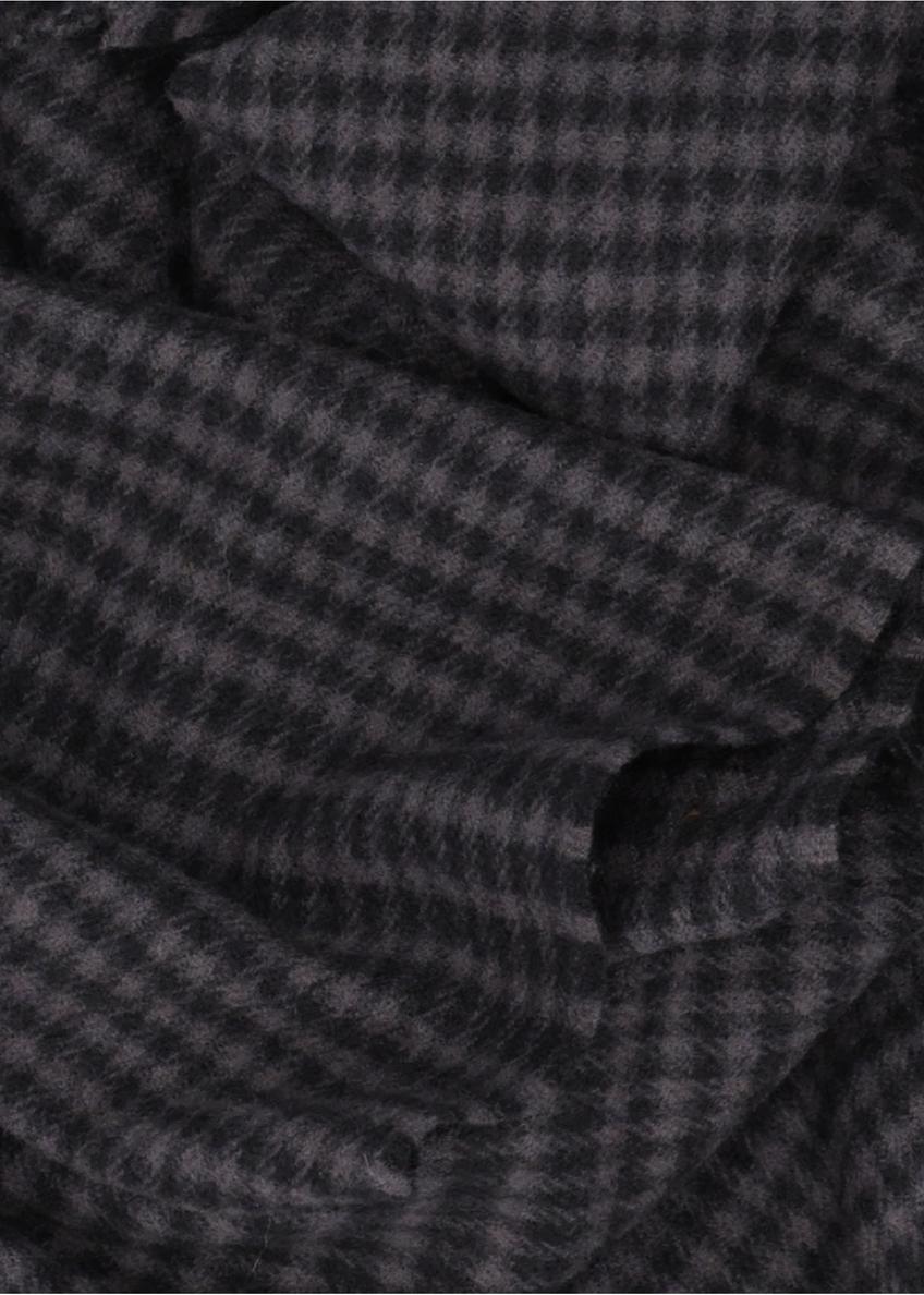 Men's scarf with a small check pattern SZAMT-0091-9B(Z26)