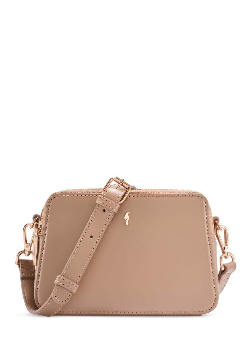 Beige small women's handbag TOREC-1126-1D(W26)