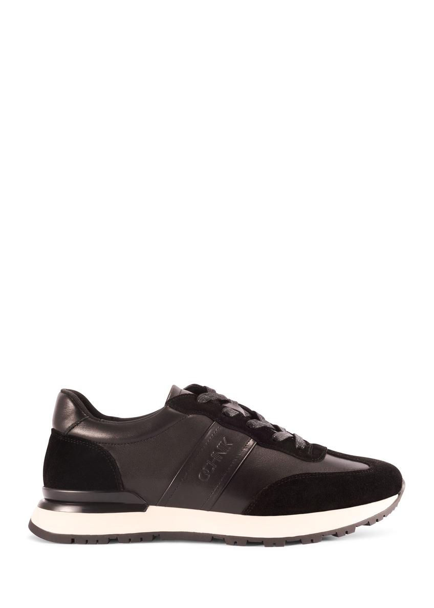Black men's sports shoes BUTYM-0510-99(Z25)