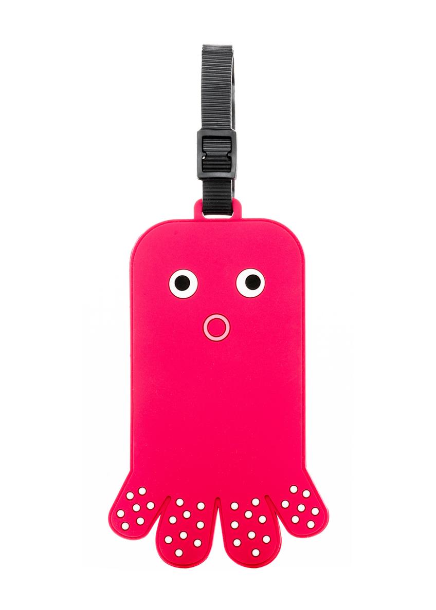 Luggage tag AW-012-0004-5E(W26), front product view on white background.