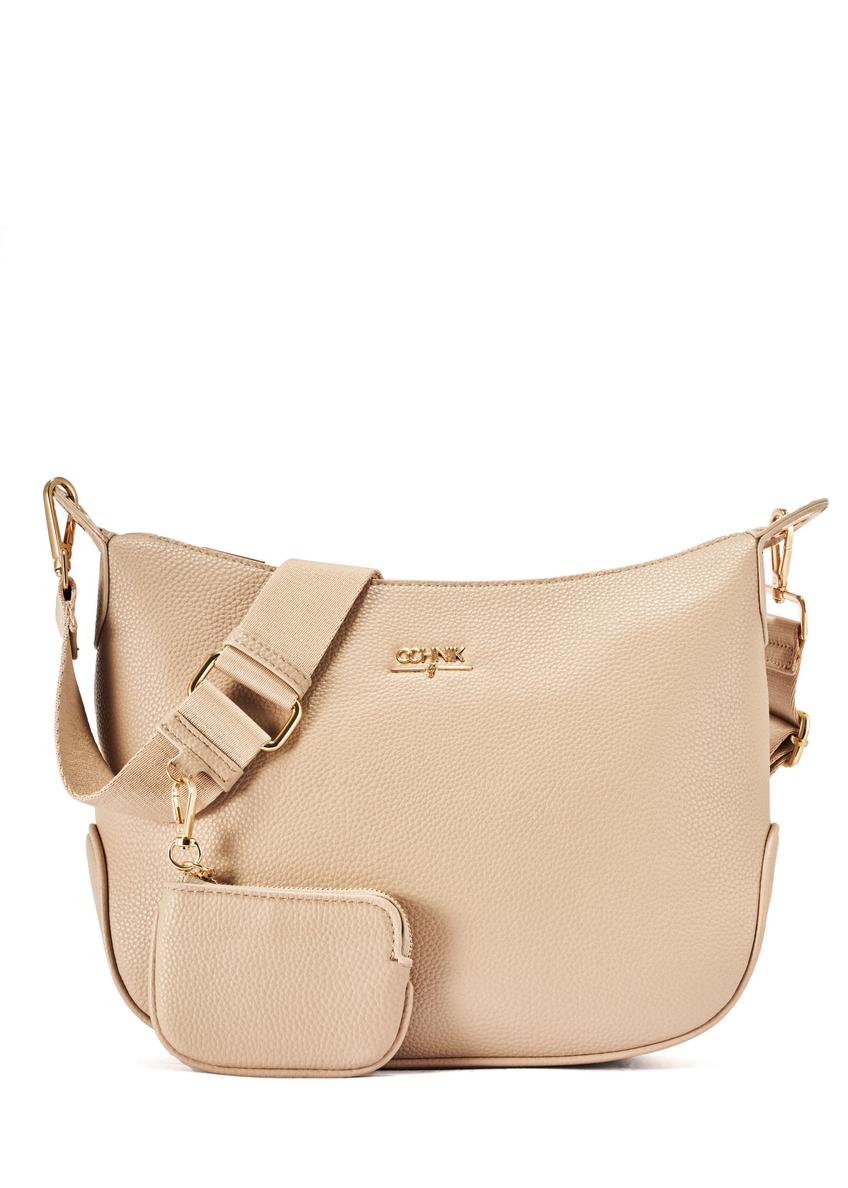 Beige women's hobo bag TOREC-0829A-80(Z25)