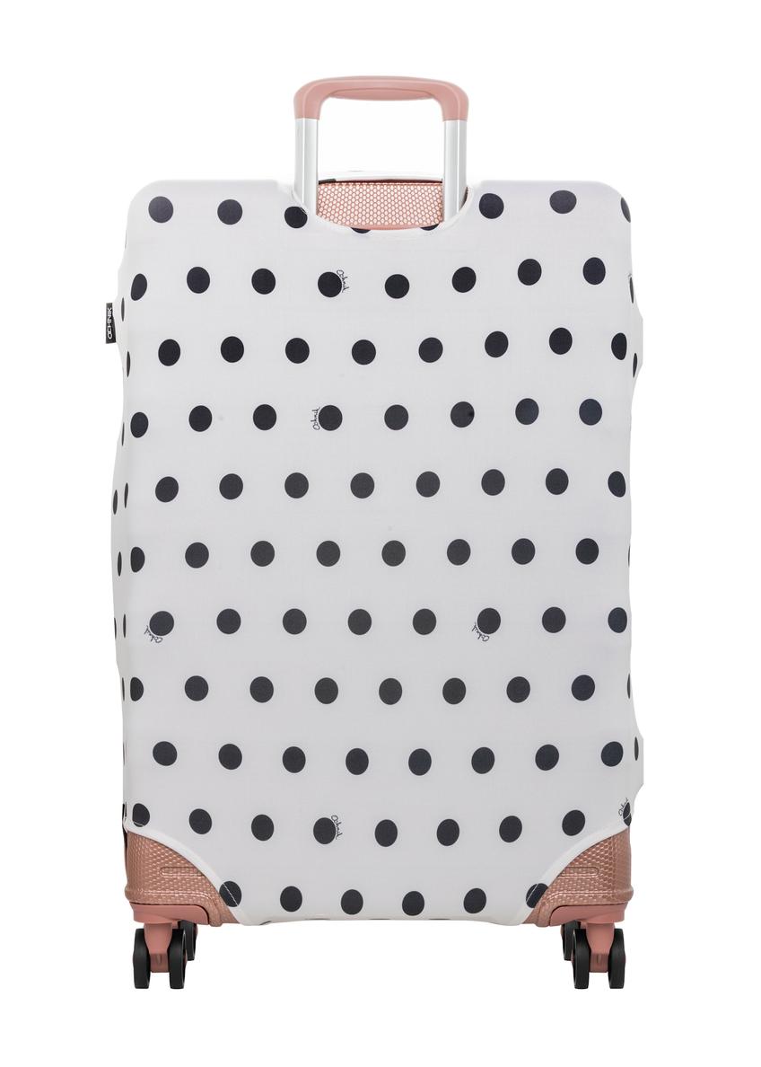 Large suitcase cover with polka dots AW-013-0007-0P-L(W26)