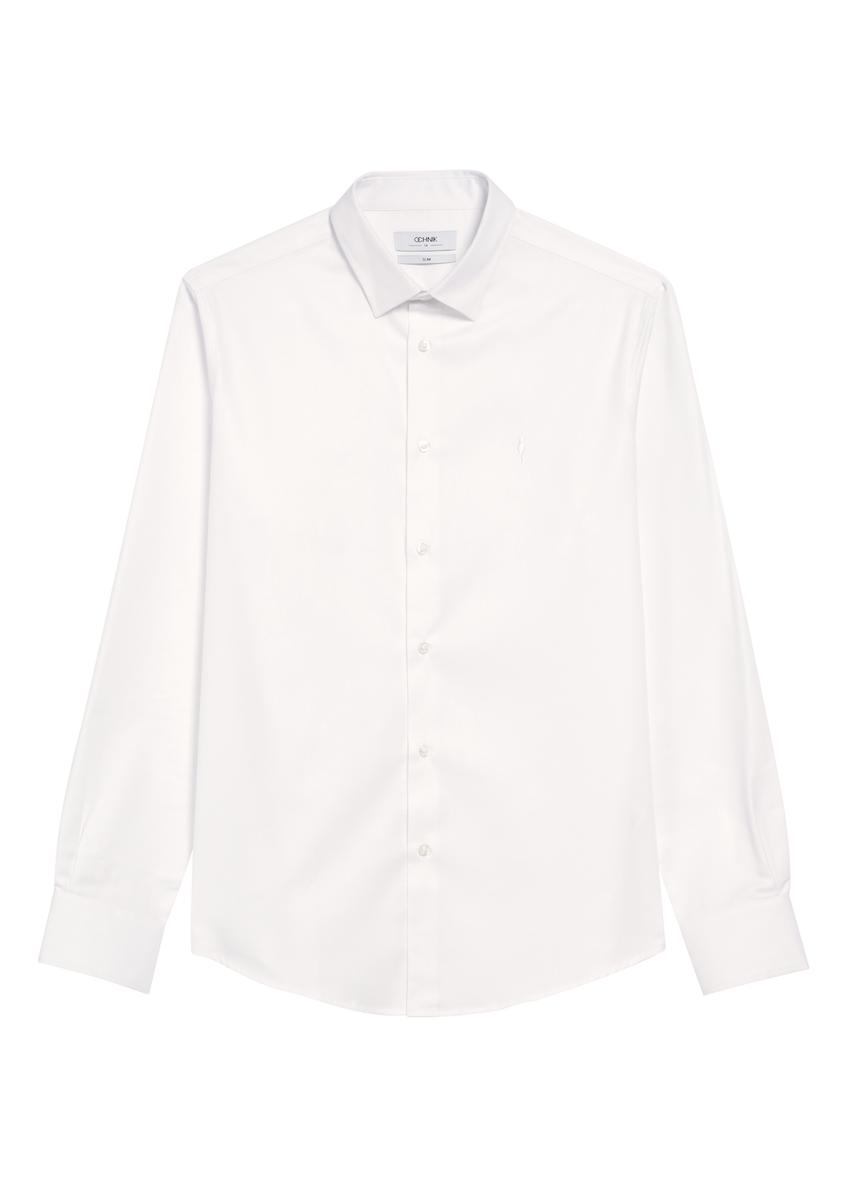 Men's white shirt KOSMT-0351-0A(W26)