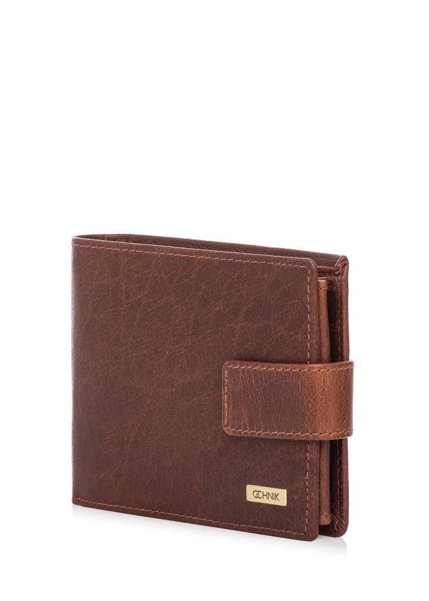 Men's leather wallet in cognac color PORMS-0691-1H(W26)