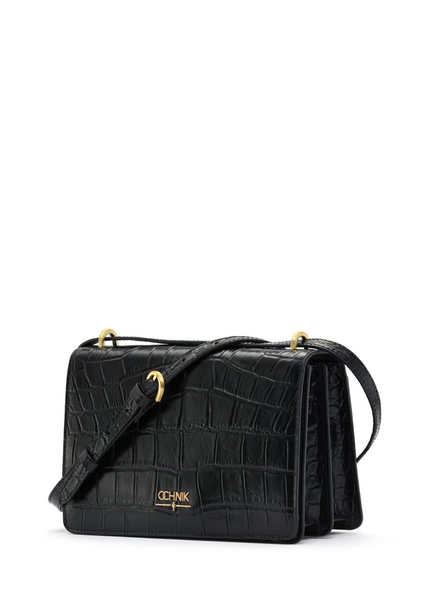 Black leather handbag TORES-1096-99(W25)