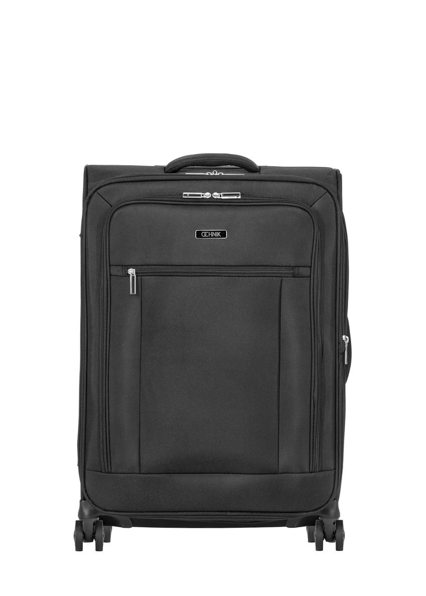 Medium suitcase on wheels WALNY-0046-99-24(W26)