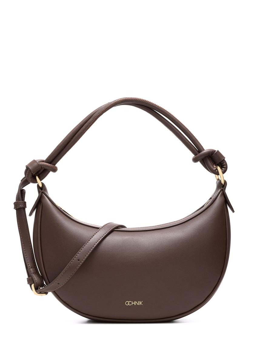 Brown small women's hobo bag TOREC-1097-89(Z25)