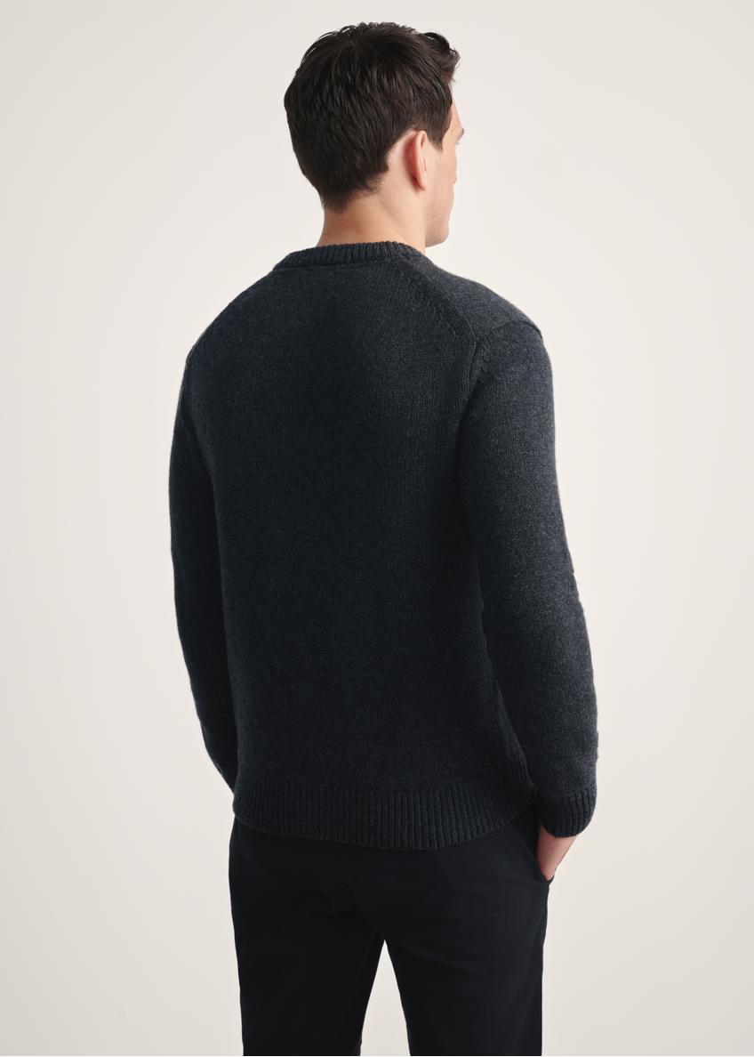 Graphite men's wool sweater SWEMT-0172-99(Z25)