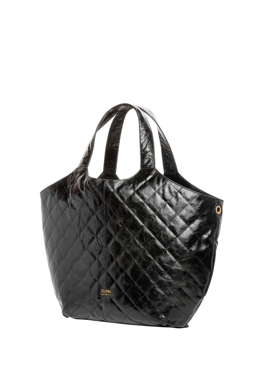 Large quilted leather women's handbag TORES-1306-99(W26)