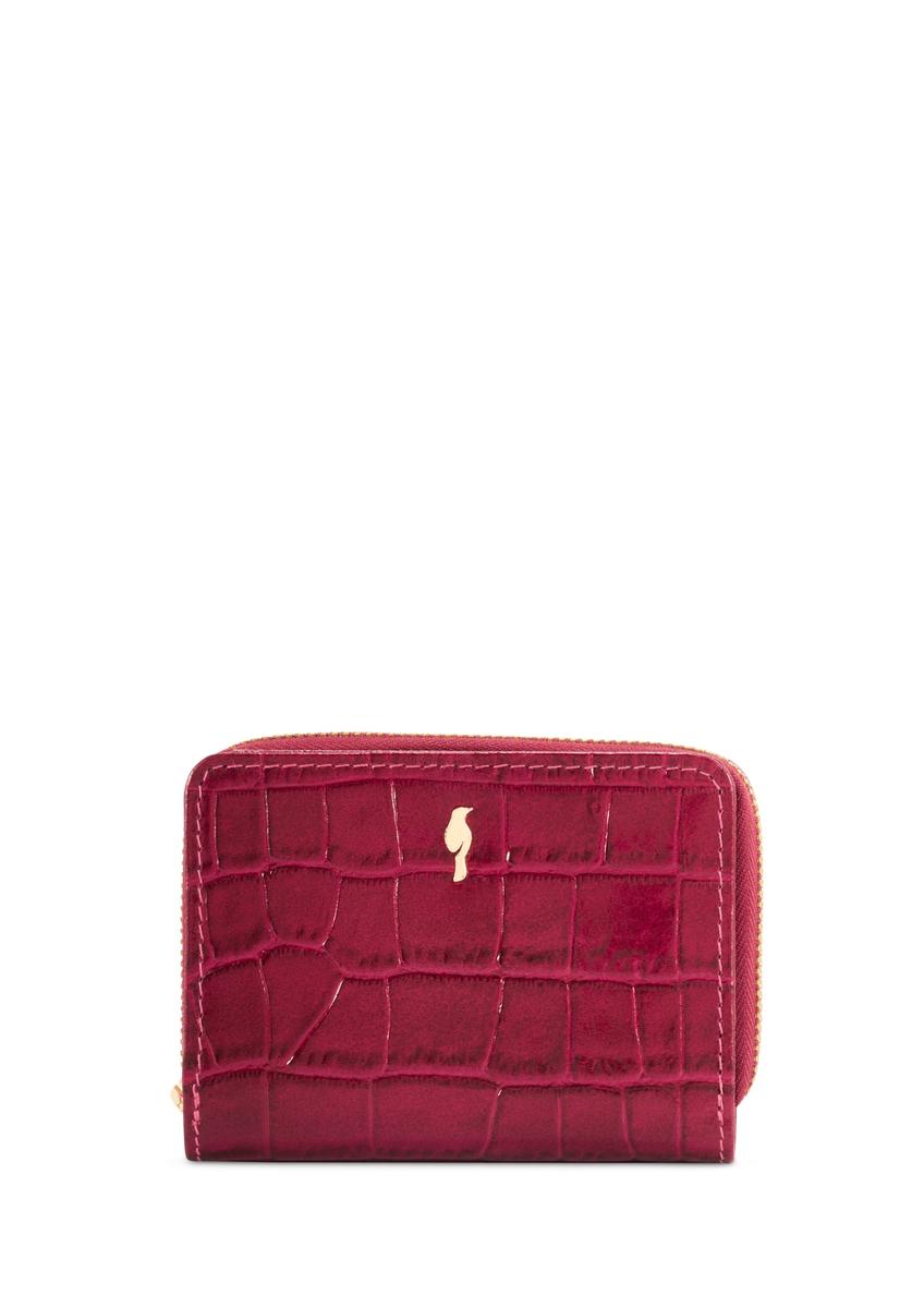 Pink croco women's wallet PORES-0888B-31(Z25)