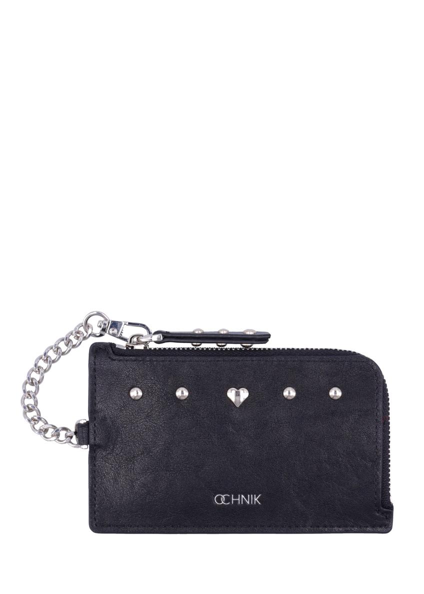 Black women's wallet POREC-0447-99(Z26), front product view on white background.