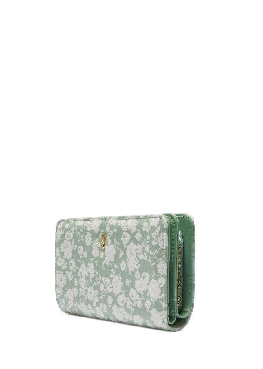 Sage women's wallet with logo POREC-0362-8P(W26)