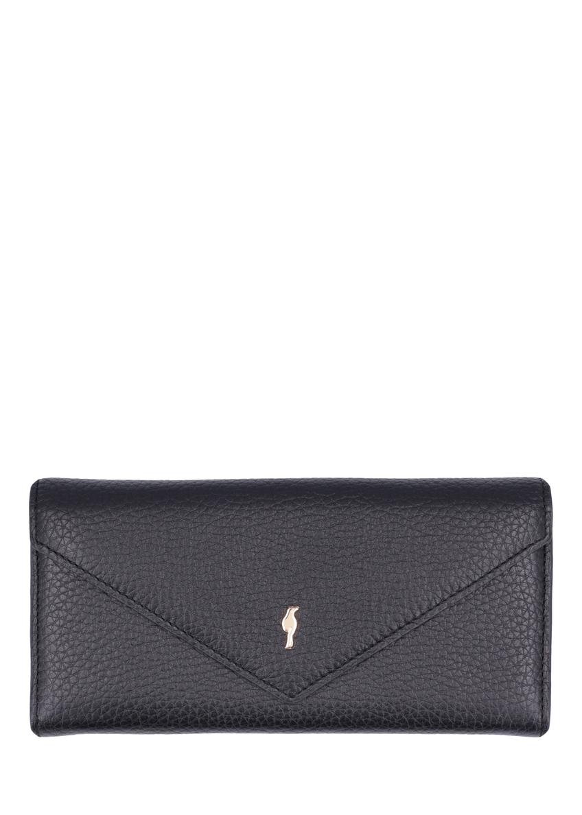 Large black leather women's wallet PORES-1016-9I(Z26)