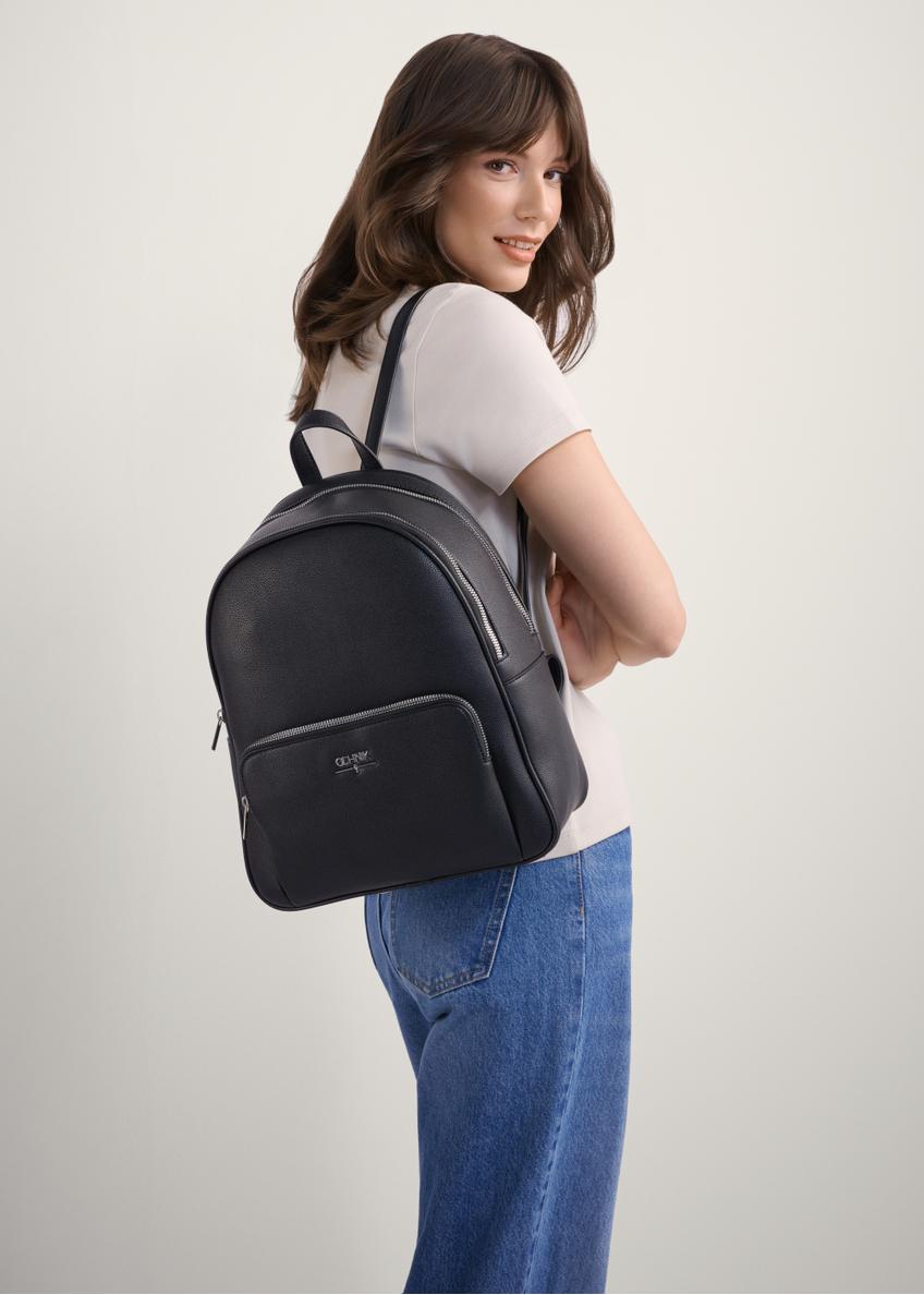 Black large women's backpack TOREC-0725A-99(Z25)