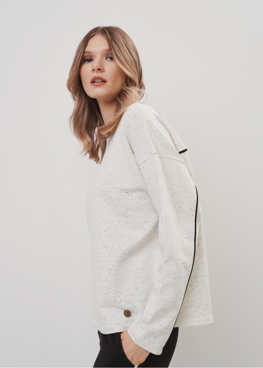 Women's hoodless sweatshirt BLZDT-0094-12(Z23)-01
