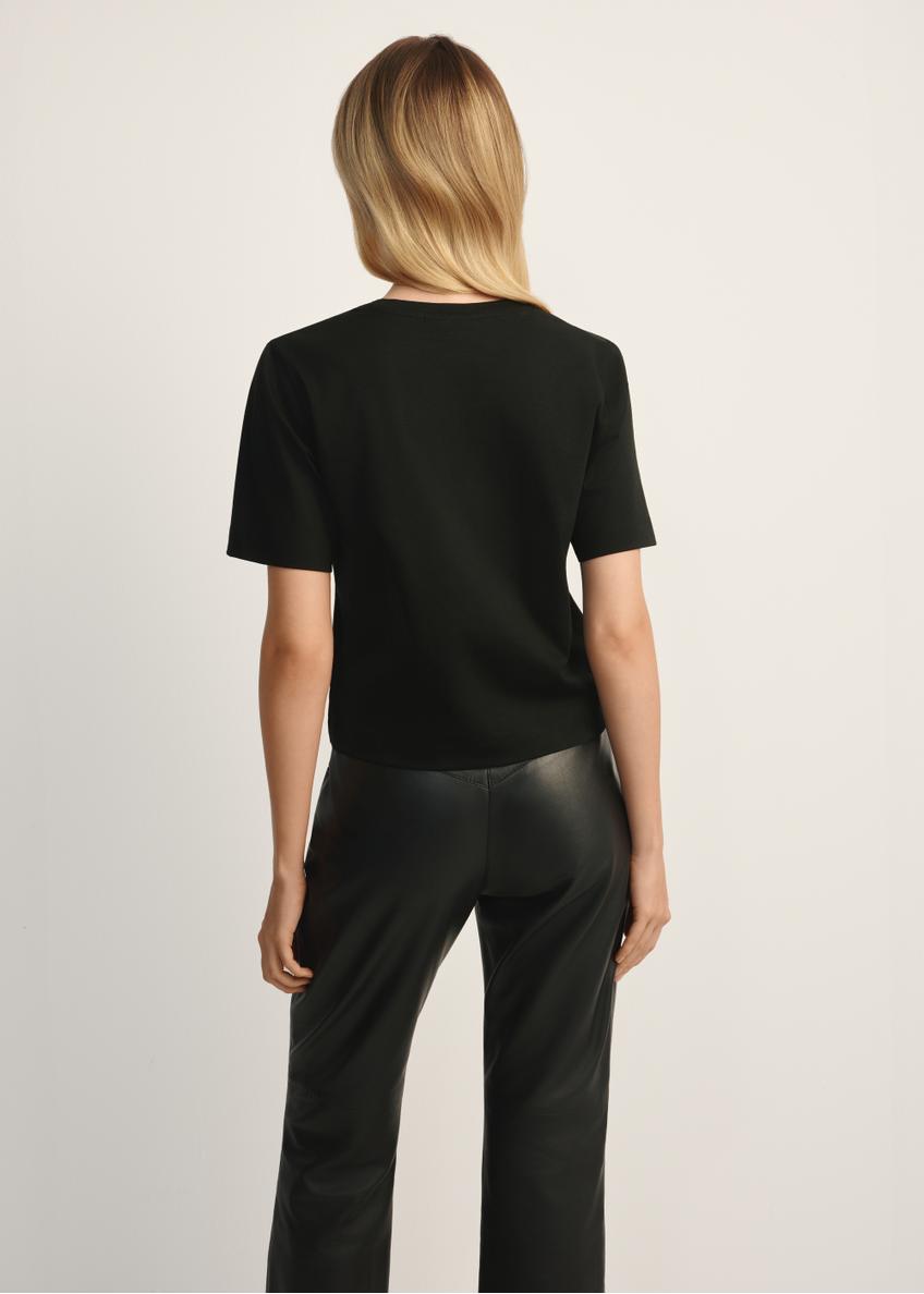 Short mercerized cotton T-shirt TSHDT-0147-99(Z25)