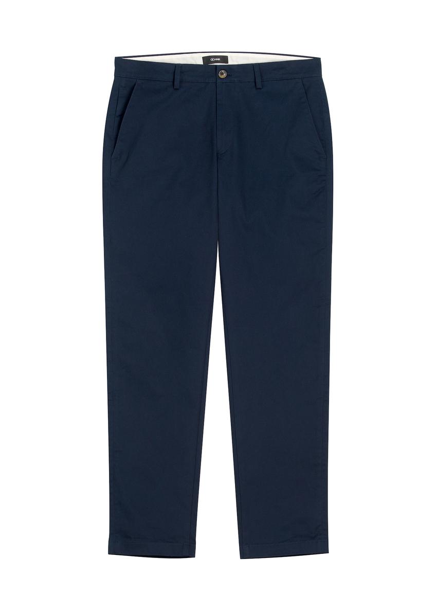 Navy blue men's trousers SPOMT-0121-7E(Z26)