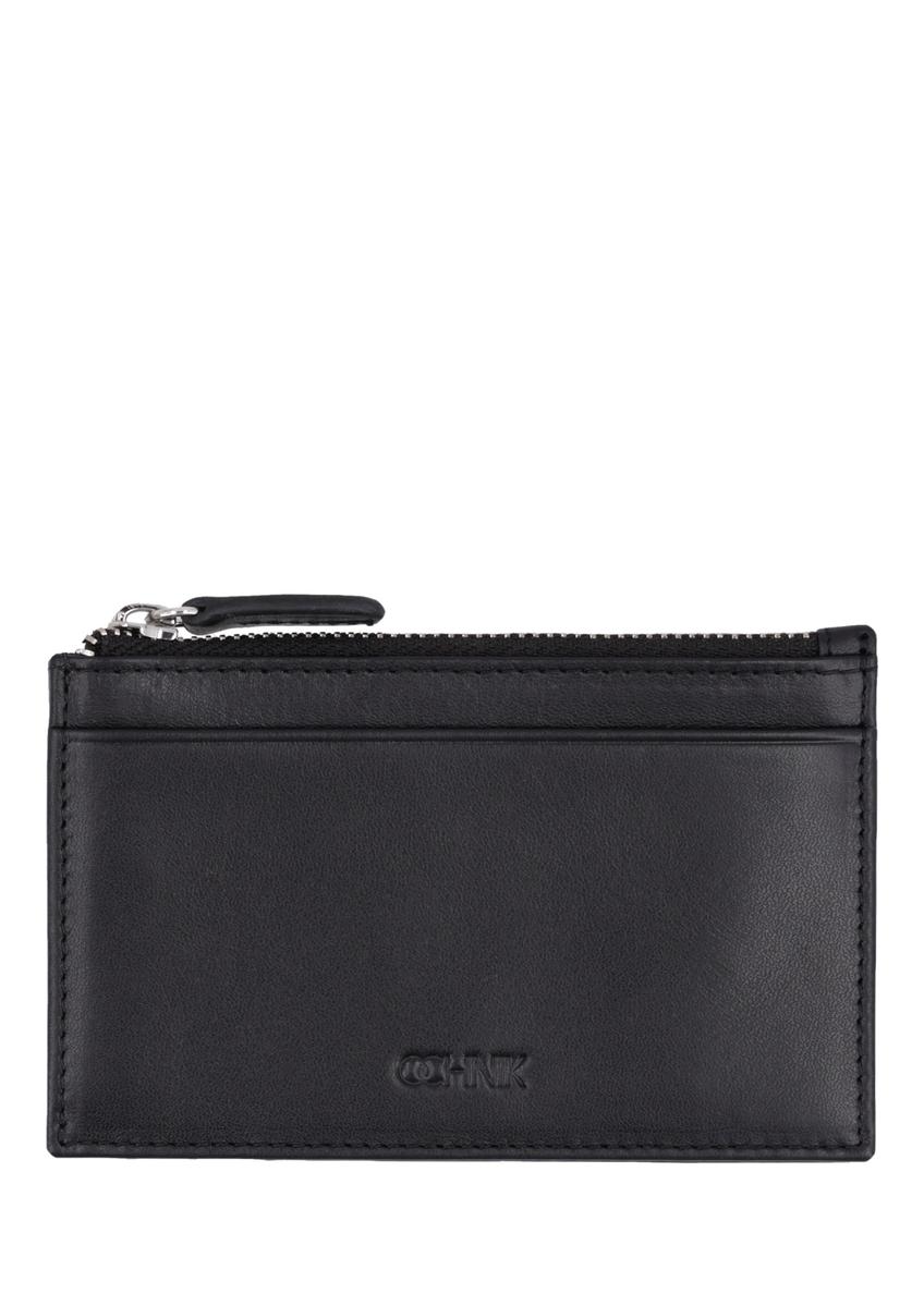 Small men's leather wallet PORMS-0716-99(Z26), front product view on white background.