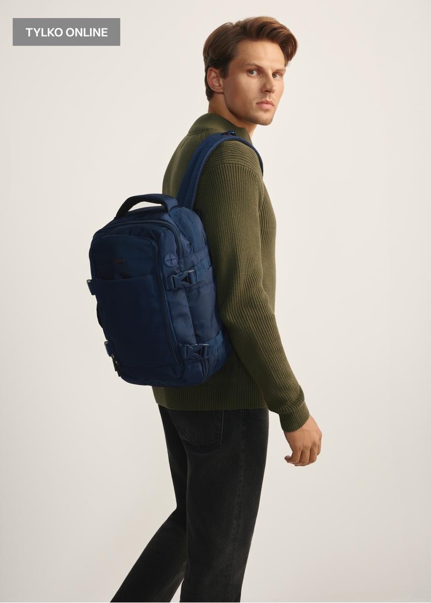 Navy blue airplane backpack PLCMN-0017-69(Z25)